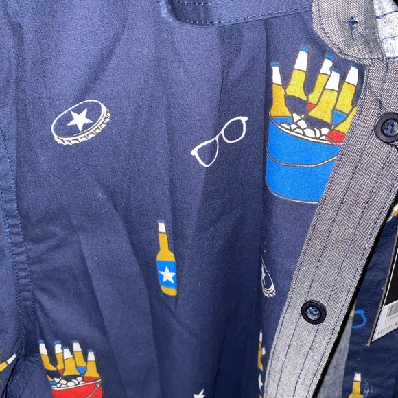 NEW WITH TAG EIGHTY EIGHT MEN’S BUTTON DOWN SHIRT SIZE M, - Picture 6 of 7